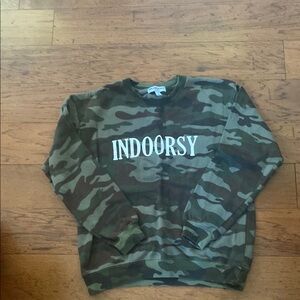 Sub_Urban Riot camo “Indoorsy”sweatshirt-small